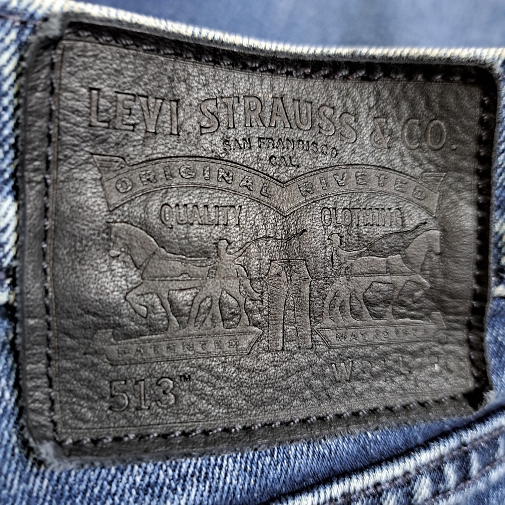 Levi's Men's 513 Size 32×30 ( Inseam 30").Color Blue. - Picture 5 of 11